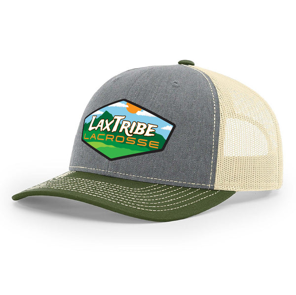 LaxTribe Mountain Range Patch - Richardson R112 Trucker