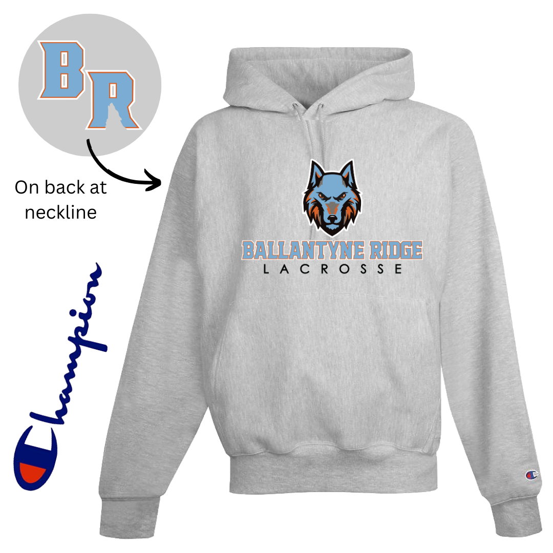 Ballantyne Ridge Lacrosse CHAMPION Hoodie - 12 oz