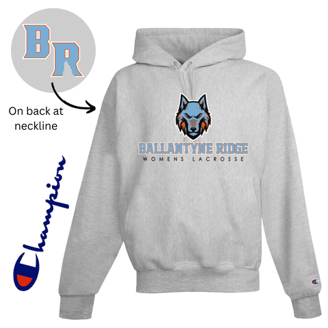 Ballantyne Ridge Womens Lacrosse CHAMPION Hoodie - 12 oz