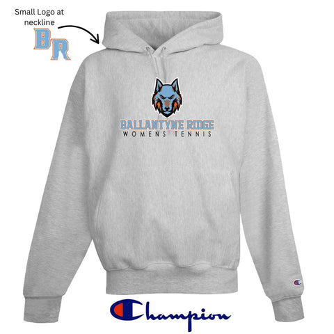 Ballantyne Ridge Womens Tennis CHAMPION Hoodie - 12 oz