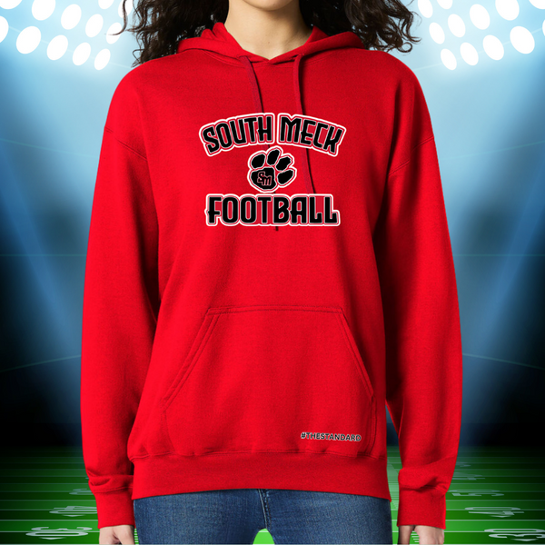 South Meck Football Player Hoodie