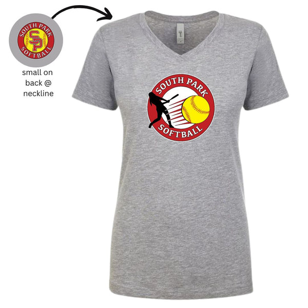 Womens Cut V-Neck T-shirt