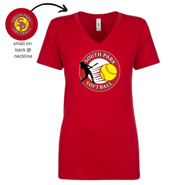 Womens Cut V-Neck T-shirt