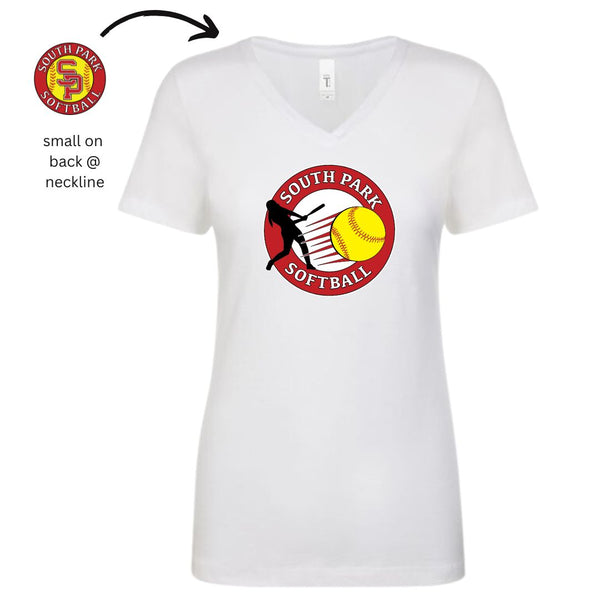 Womens Cut V-Neck T-shirt