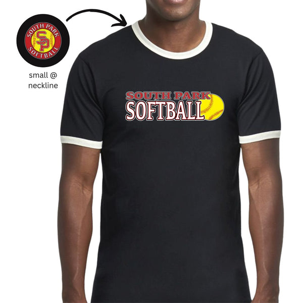 Unisex Retro Ringer T - SP SOFTBALL
