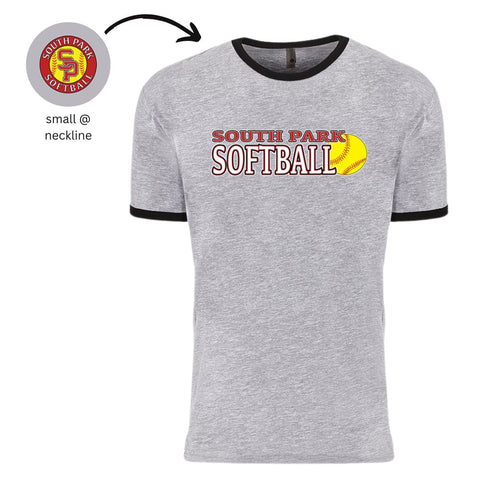 Unisex Retro Ringer T - SP SOFTBALL