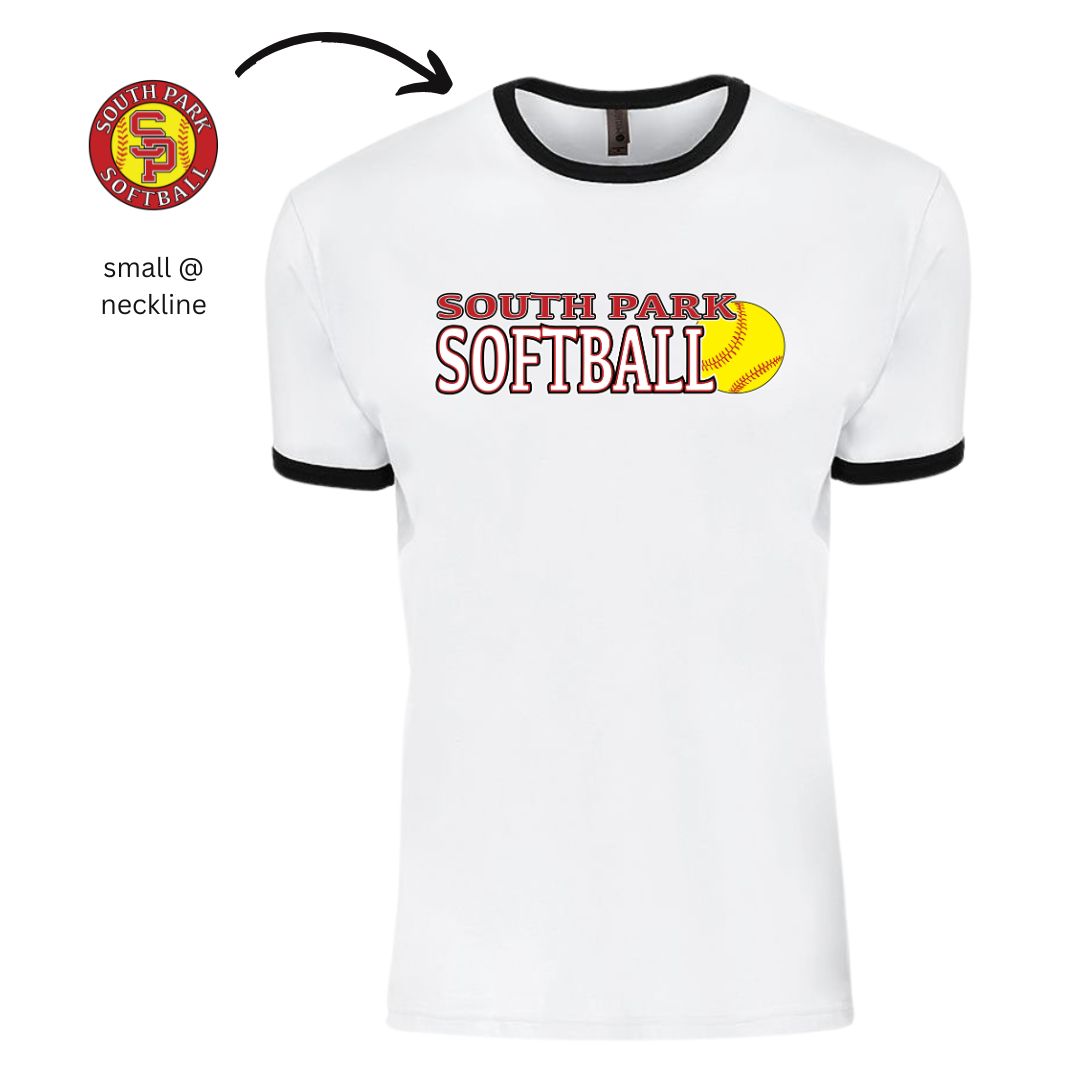 Unisex Retro Ringer T - SP SOFTBALL