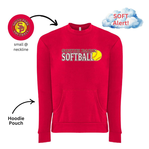 Pocketed Crewneck - SP SOFTBALL