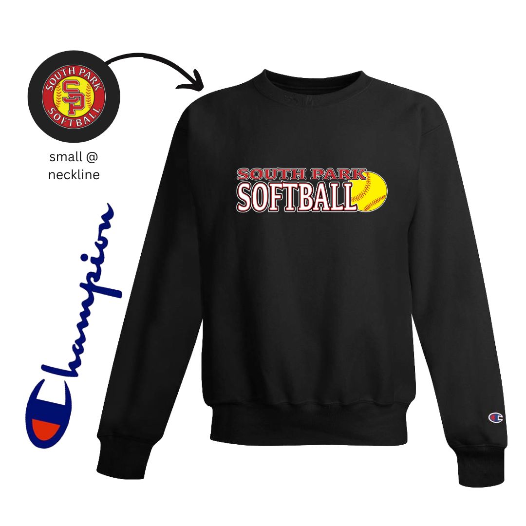 Champion Brand Adult Crewneck - SP SOFTBALL