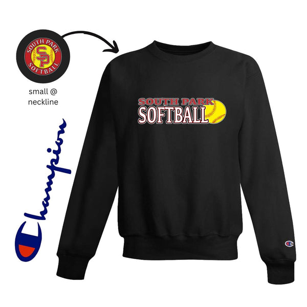 Champion Brand Adult Crewneck - SP SOFTBALL