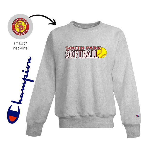 Champion Brand Adult Crewneck - SP SOFTBALL