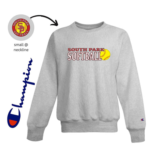 Champion Brand Adult Crewneck - SP SOFTBALL