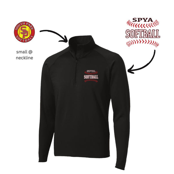 6.8 oz 1/4 Zip Pullover - SP SOFTBALL