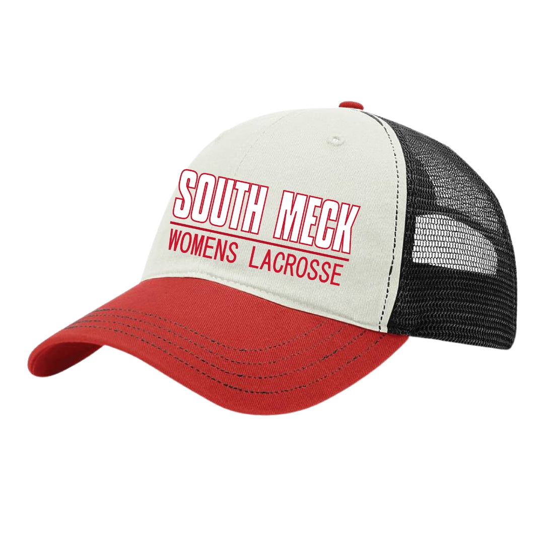 Richardson R111 - South Meck Womens Lacrosse - White/Blk/Red