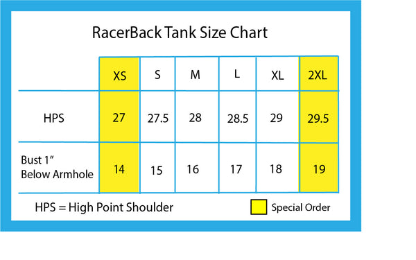 Tank - Ladies Racerback Tank Top - SMALL TEXT